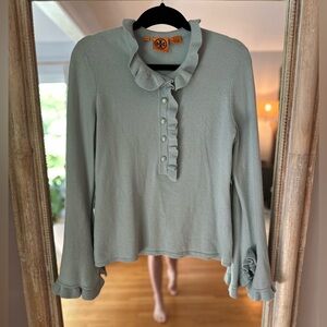 Tory Burch Light Blue Cashmere Sweater